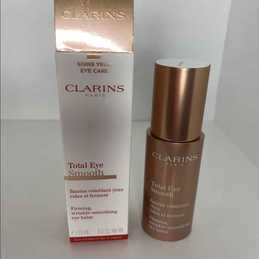Clarins Total Eye Smooth Eye Balm 0.5oz / 15ml New In Box